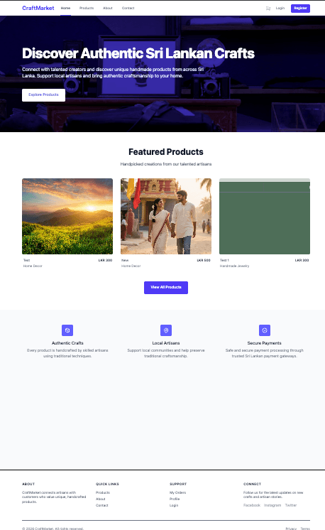 CraftMarket - Sri Lanka